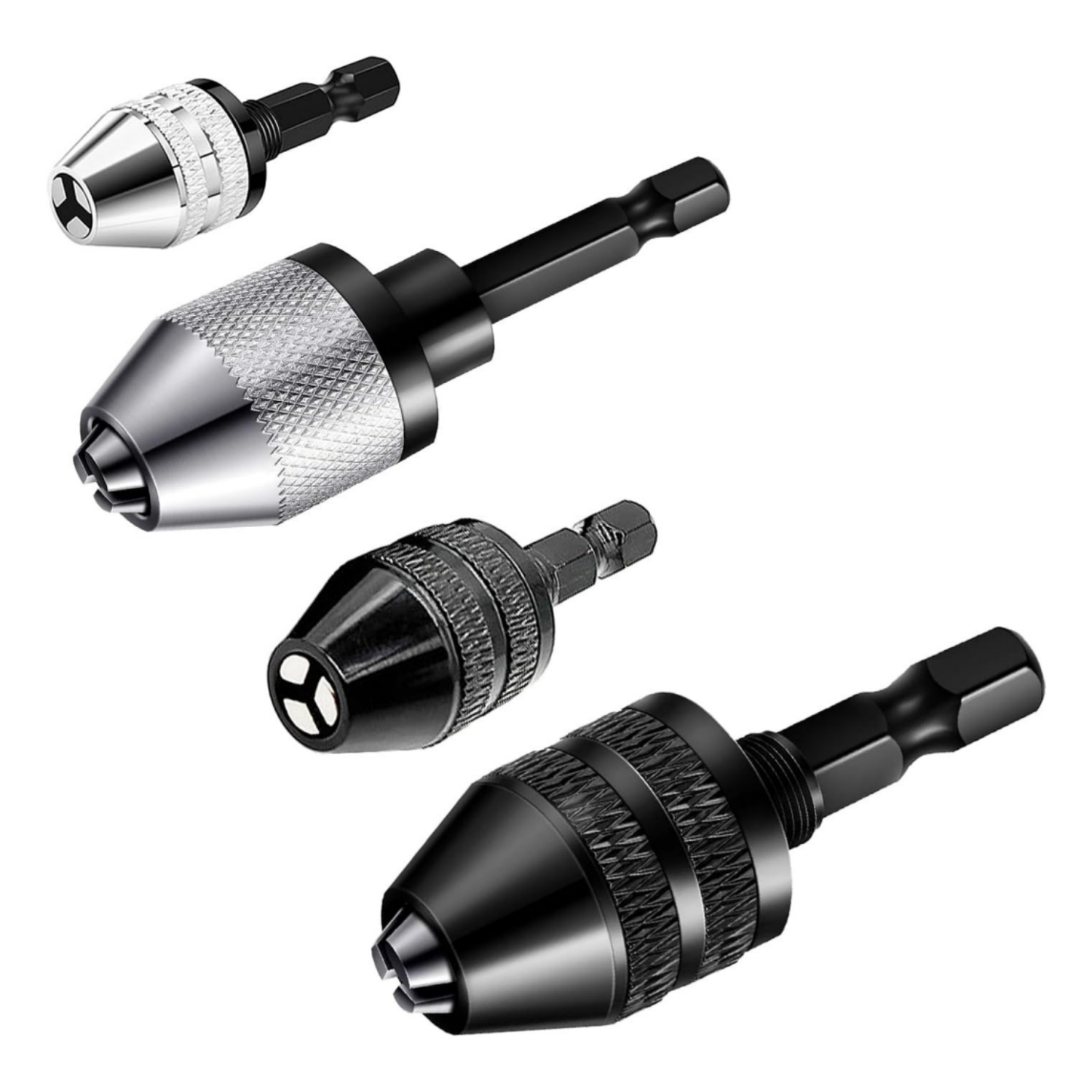 Power Tools Router - 4Pcs Adaptor Chuck Bor Tanpa Kunci