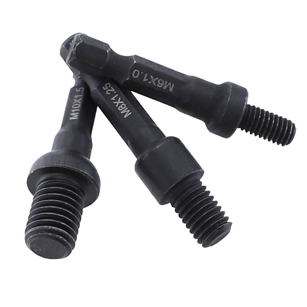 Einhell Power X Tools - 3 Buah Adaptor Soket M6/M8/M10 Cr-Mo