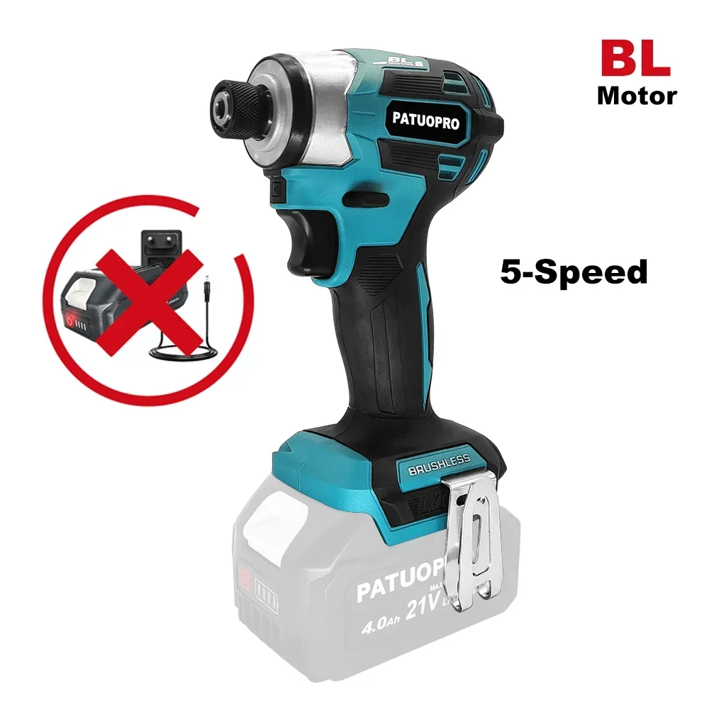 Power Tools Makita Set - Obeng elektrik tanpa kabel, peralatan listrik