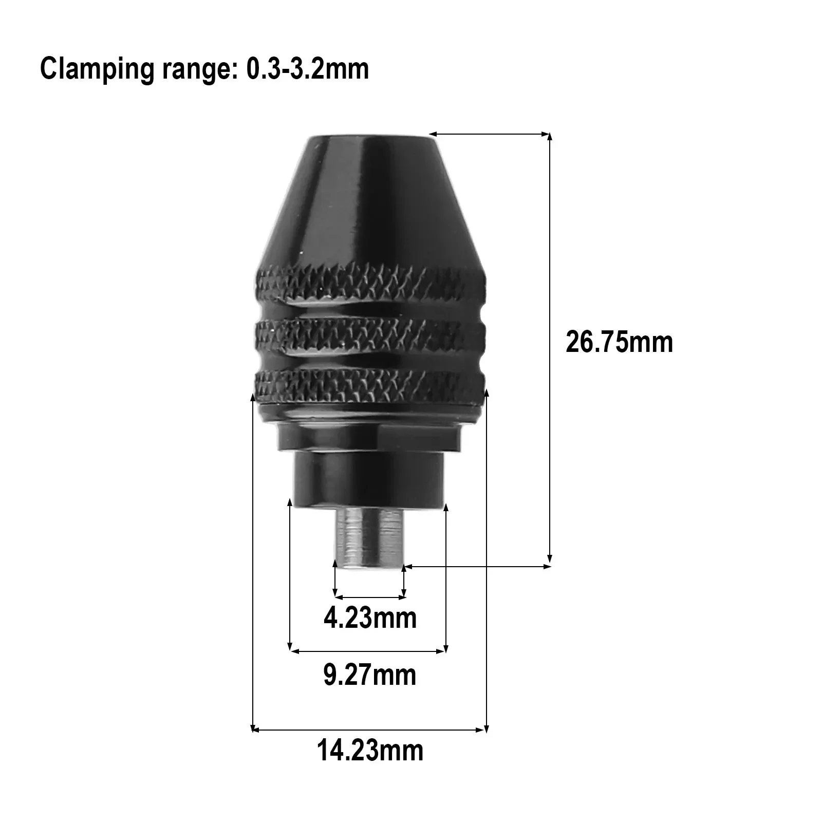Power Tools Router - 1 buah Chuck Multi bor 0.3-3.2mm