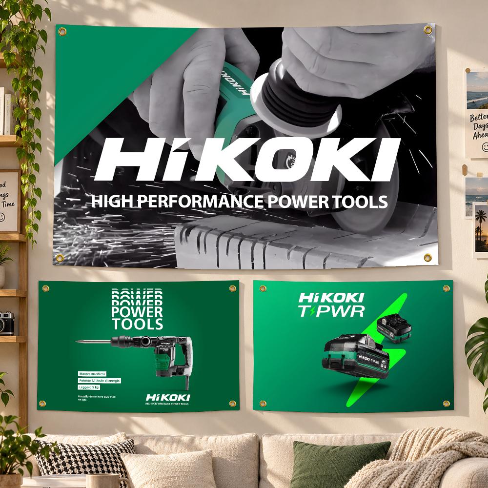 Power Tools Hikoki - Alat HiKOKI, Bendera Bertema Energi, Spanduk