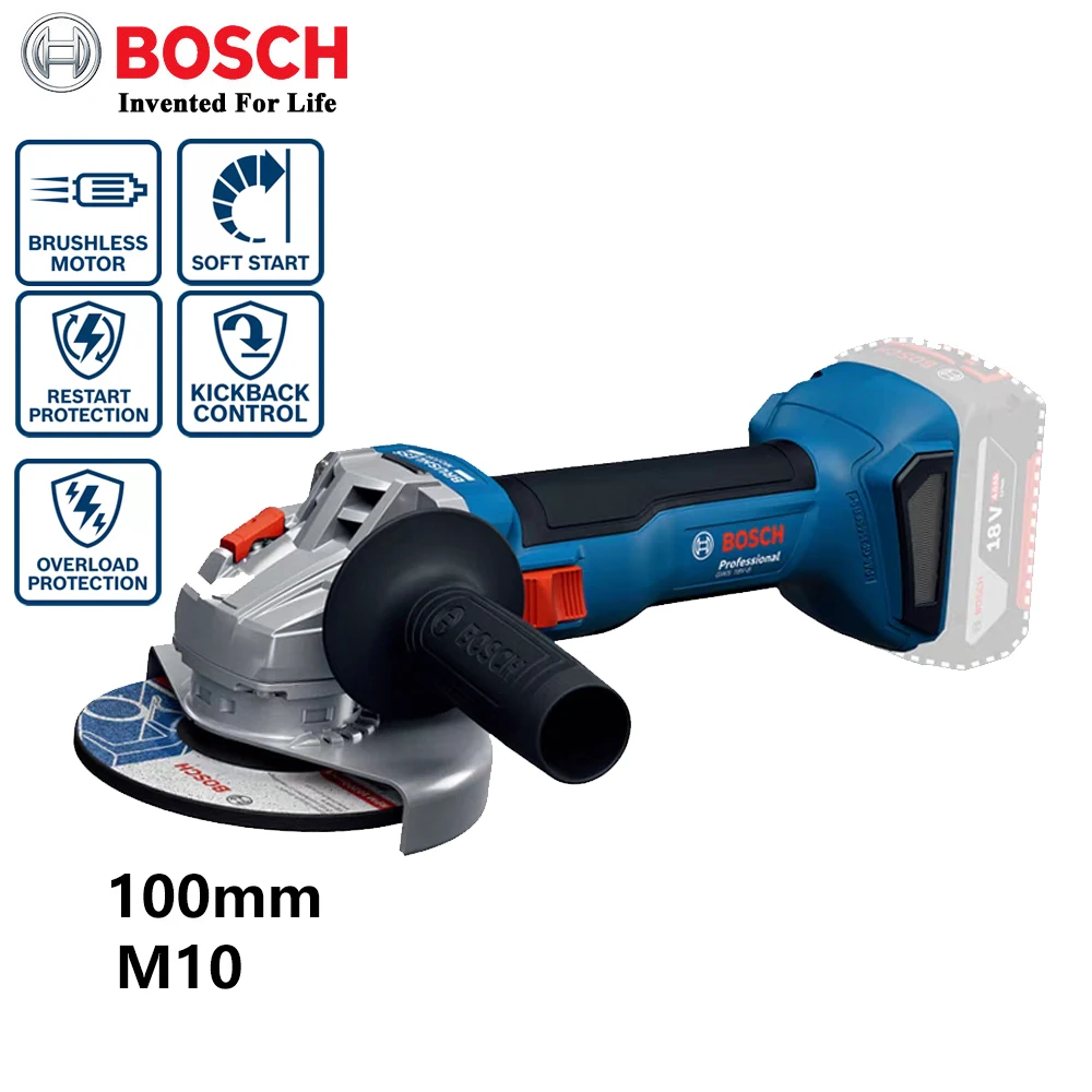 Power Tools Professional - Bosch GWS 18V-8 Professional 18V Cordless