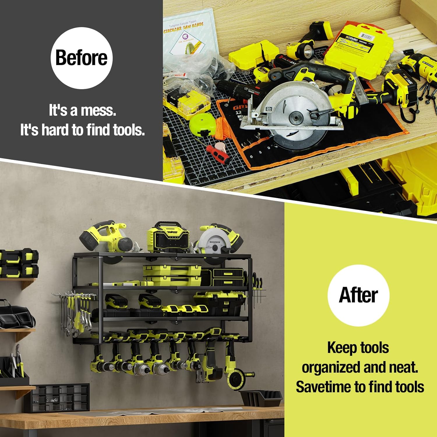 Organizer Alat Listrik Dinding - Power Tools Organizer ulasan dan harga