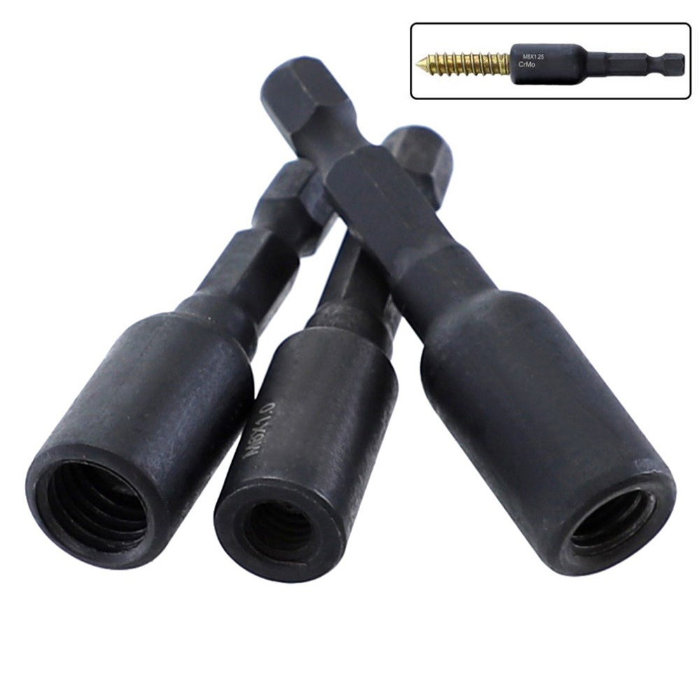 3 Buah Adaptor Soket M6/M8/M10 - Einhell Power X Tools ulasan dan harga