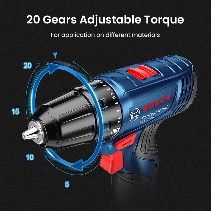 Bosch GSR120-LI Bor Listrik 12 - Power Tools Professional ulasan dan harga