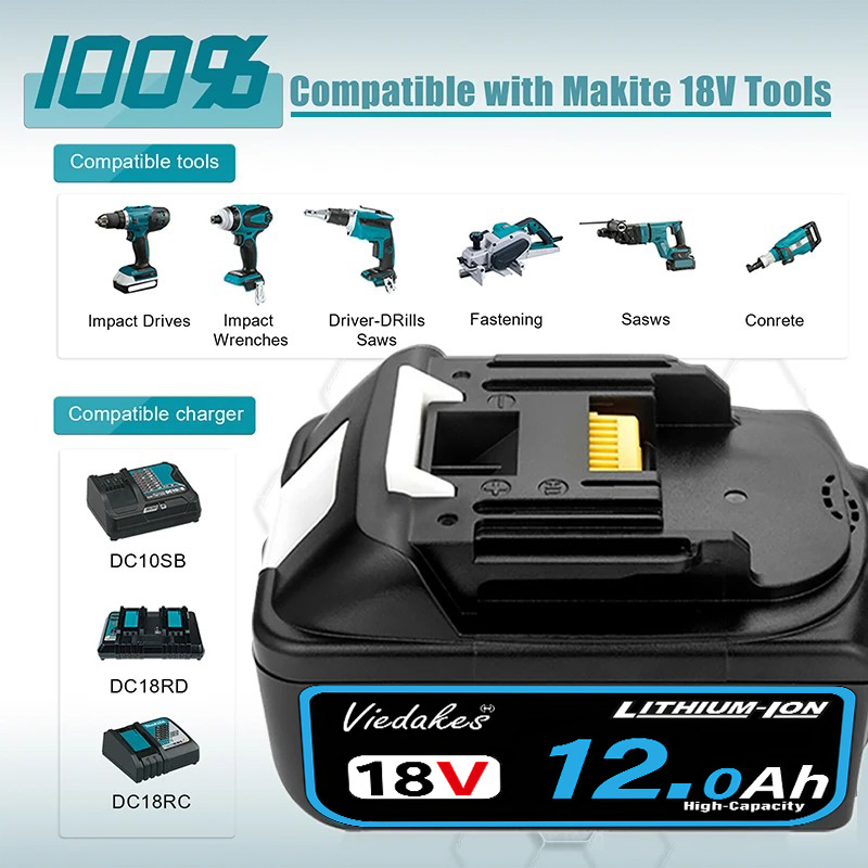 Untuk Baterai Lithium Makita 1 - Power Tools Makita Set ulasan dan harga