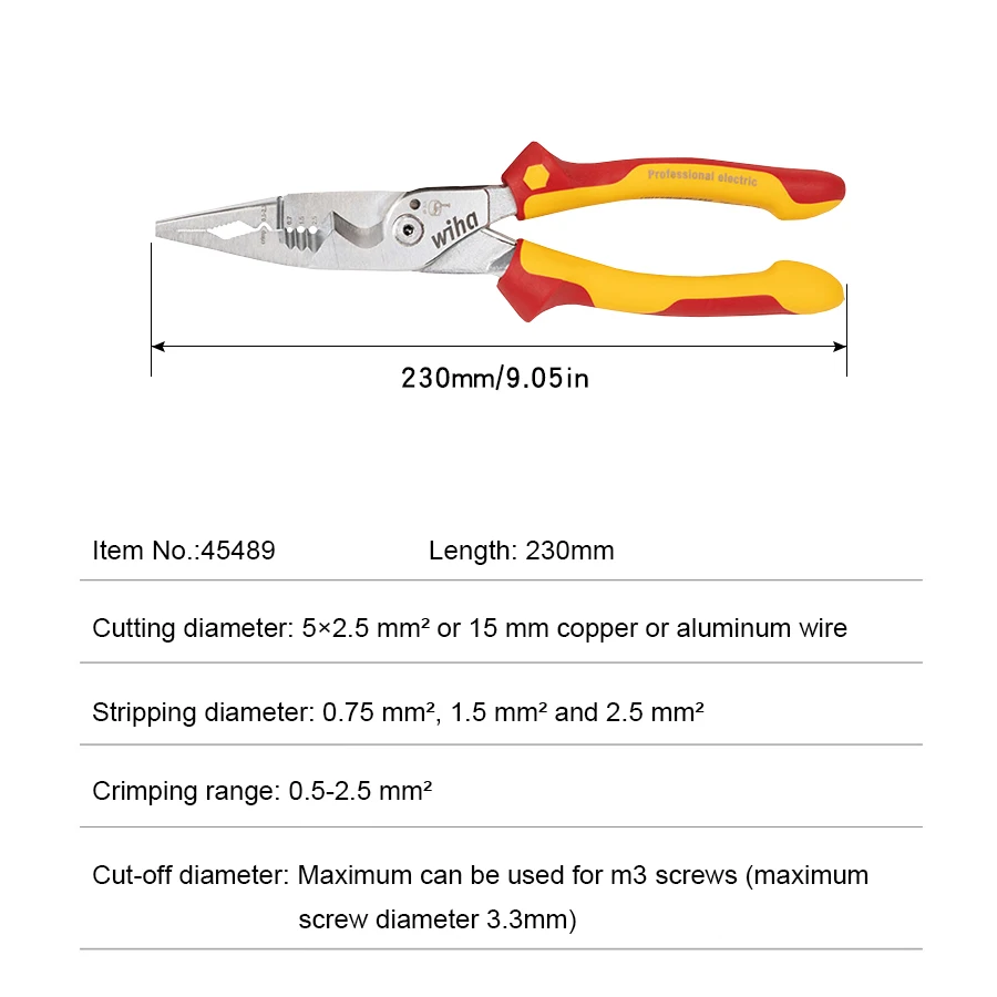 Wiha 8 in 1 Tang Berinsulasi 1 - Power Tools Germany ulasan dan harga