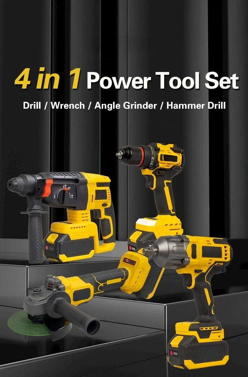 Set Perkakas Listrik Profesion - Combo Power Tools ulasan dan harga