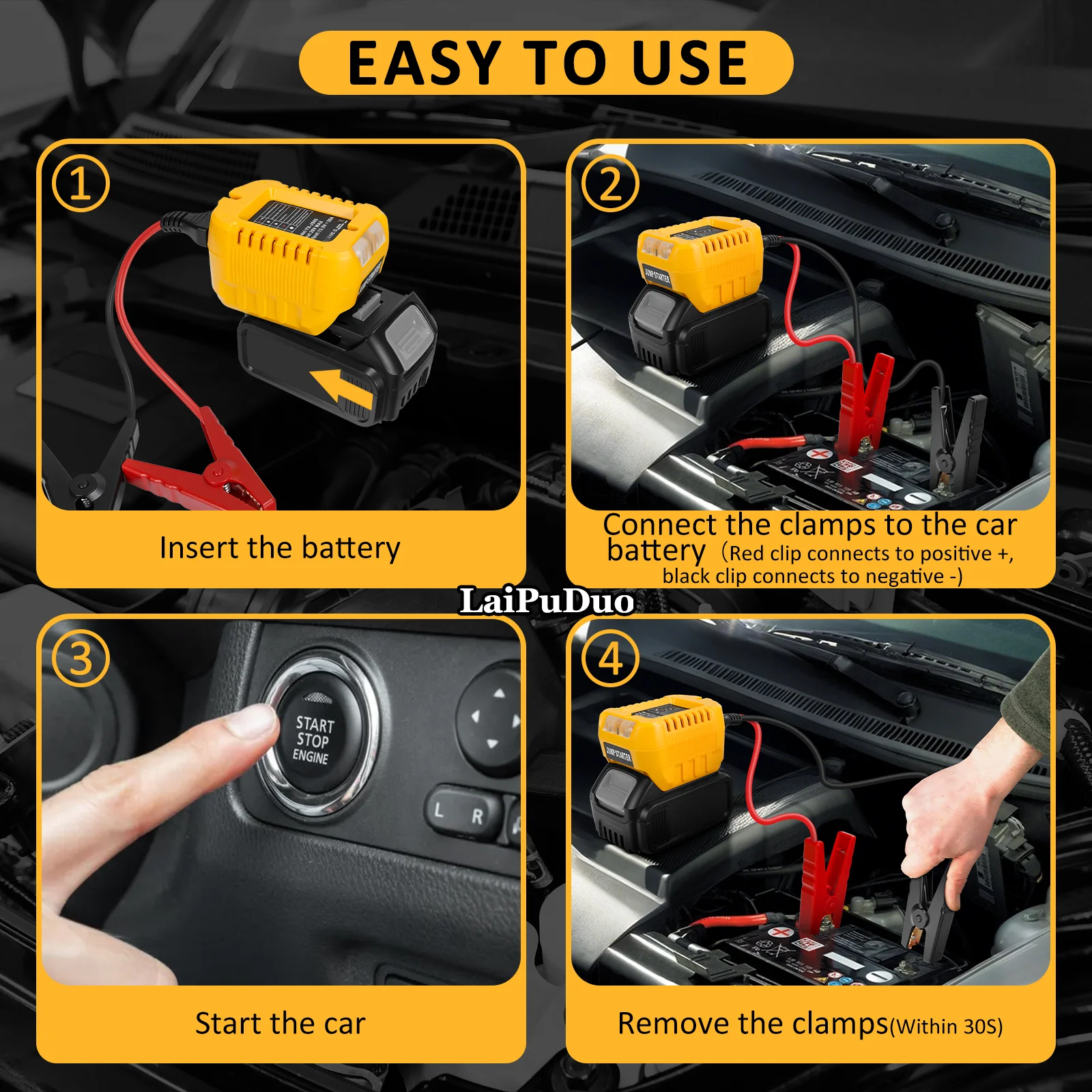 Jump Starter Mobil Untuk Bater - Power Tools Dewalt ulasan dan harga