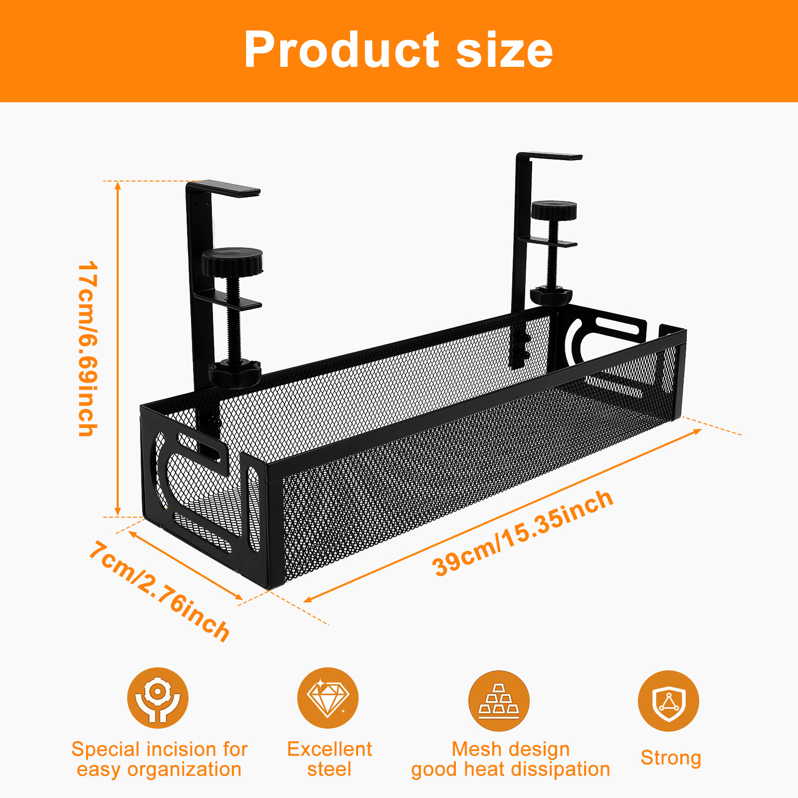Rak Pengatur Kabel Bawah Meja  - Power Tools Router ulasan dan harga