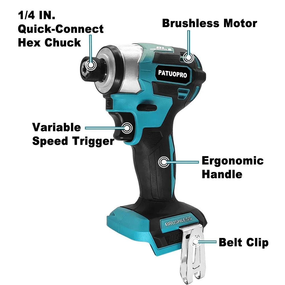 Obeng elektrik tanpa kabel, pe - Power Tools Makita Set ulasan dan harga