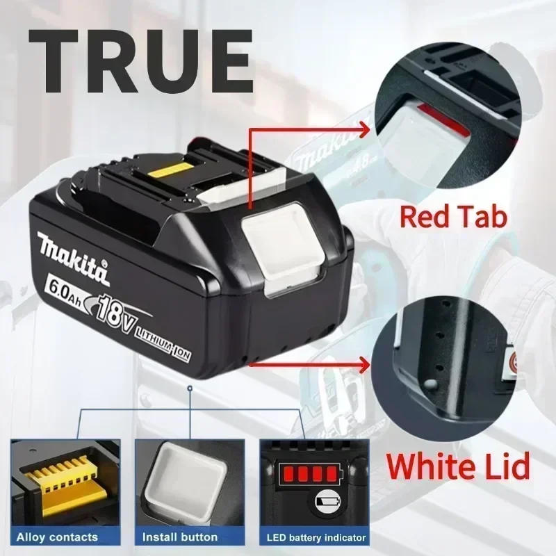 Baterai Pengganti Li-ion Kapas - Power Tools Makita Set ulasan dan harga