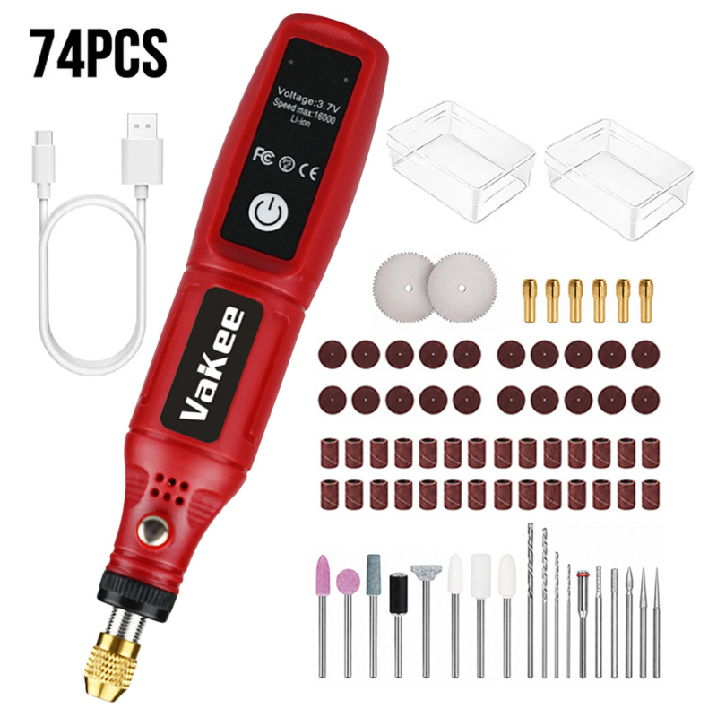 Vakee Cordless Rotary Tool 15C - Power Tools Review ulasan dan harga