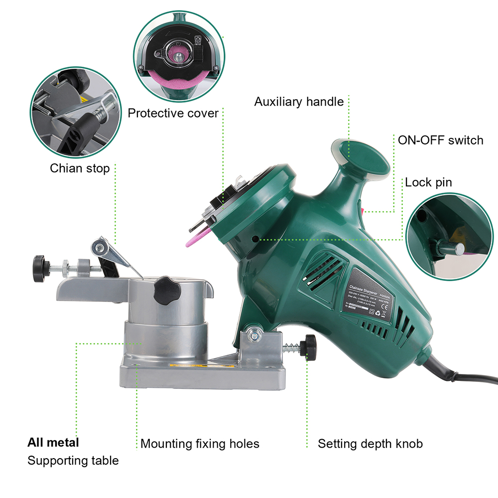POSENPRO 250W Pengasah Gergaji - Einhell Power X Tools ulasan dan harga