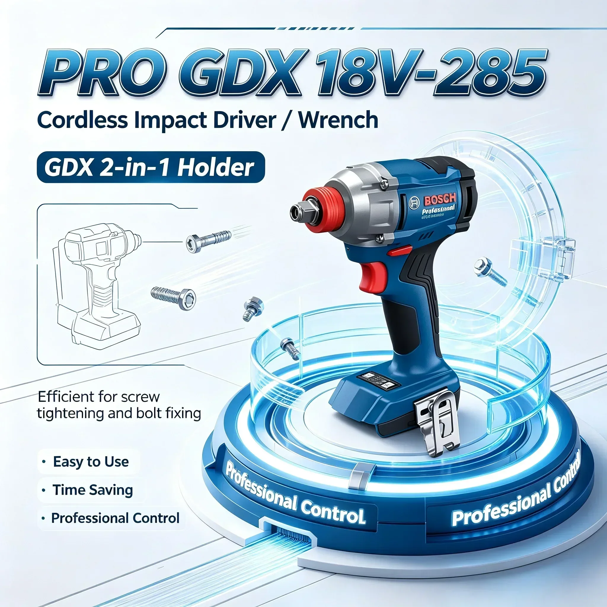 Bosch GDX 18V-285 Cordless Imp - Power Tools Professional ulasan dan harga