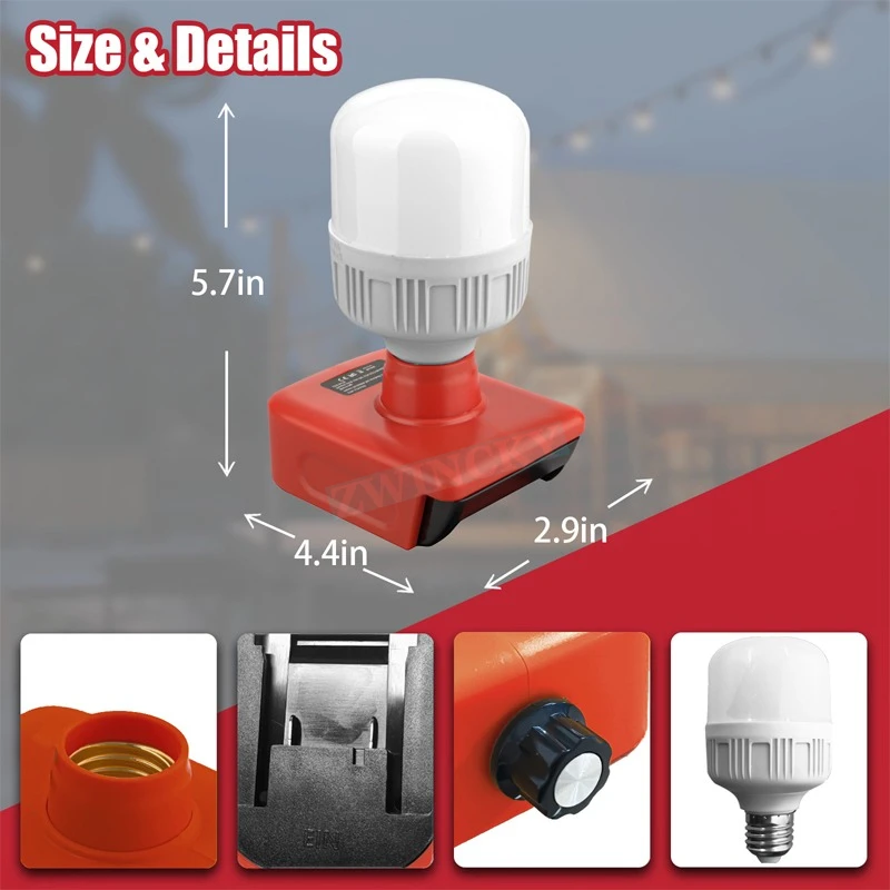 Lampu Perkakas Portabel Cocok  - Einhell Power X Tools ulasan dan harga