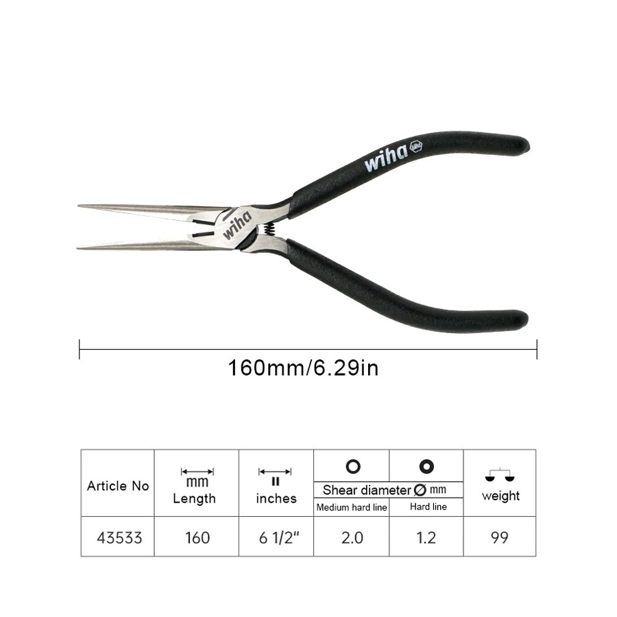 WIHA 1 Buah Tang Hidung Runcin - Power Tools Germany ulasan dan harga