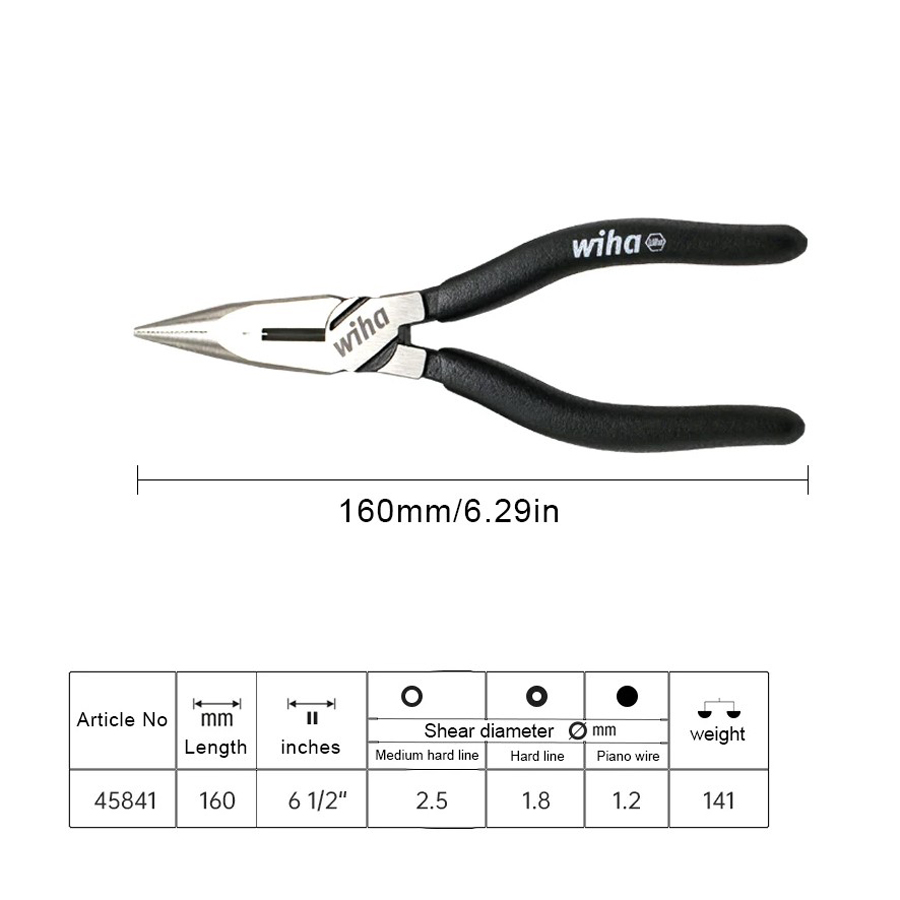 WIHA 1 Buah Tang Hidung Runcin - Power Tools Germany ulasan dan harga