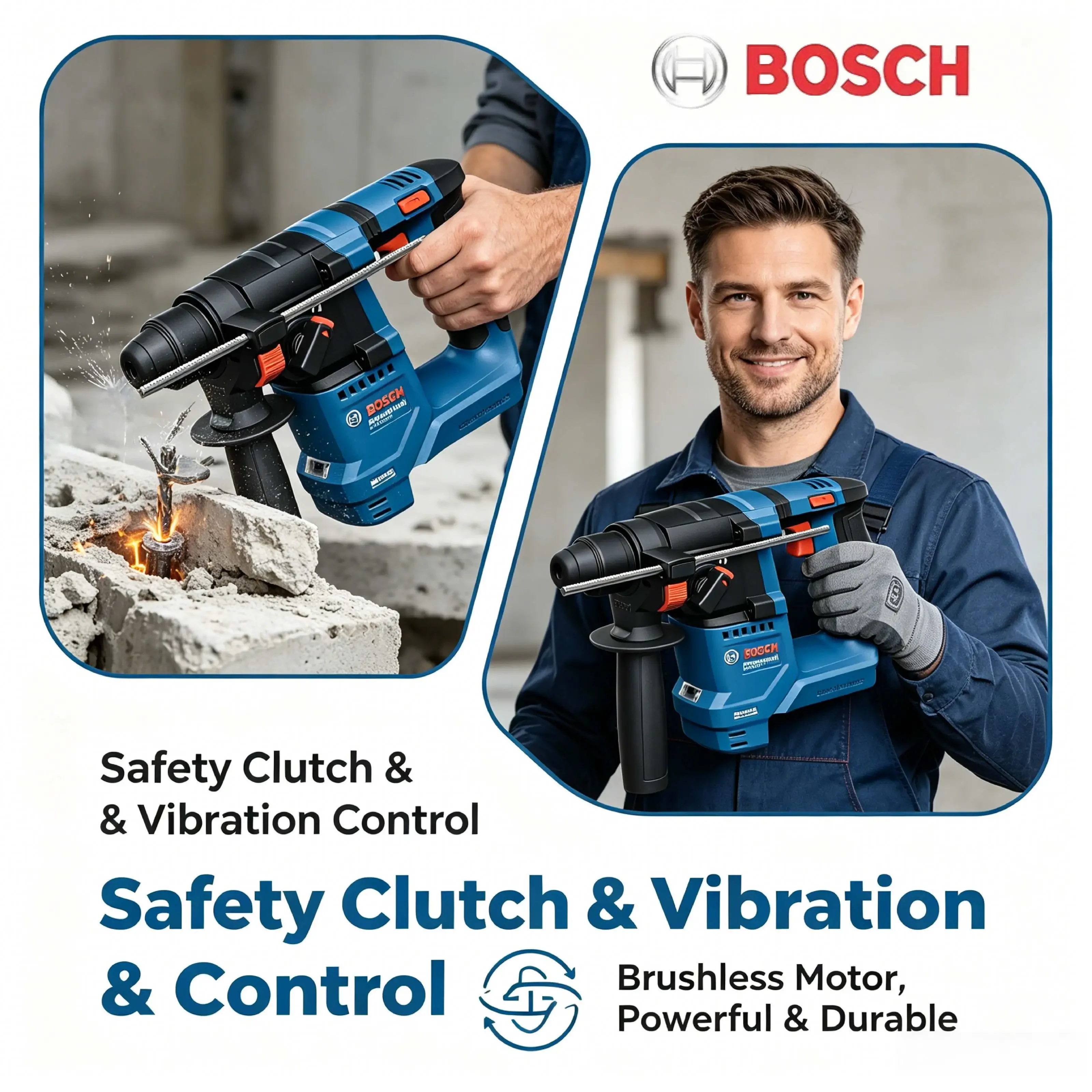 Bosch GBH 18V-18, Bor Palu Put - Power Tools Professional ulasan dan harga