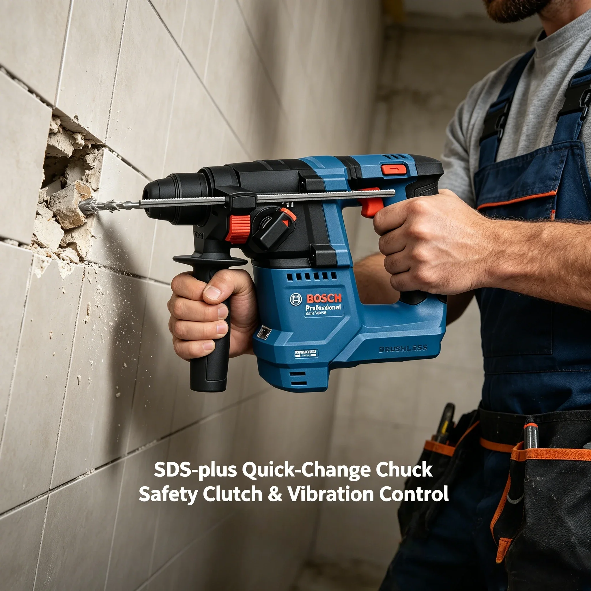 Bosch GBH 18V-18, Bor Palu Put - Power Tools Professional ulasan dan harga